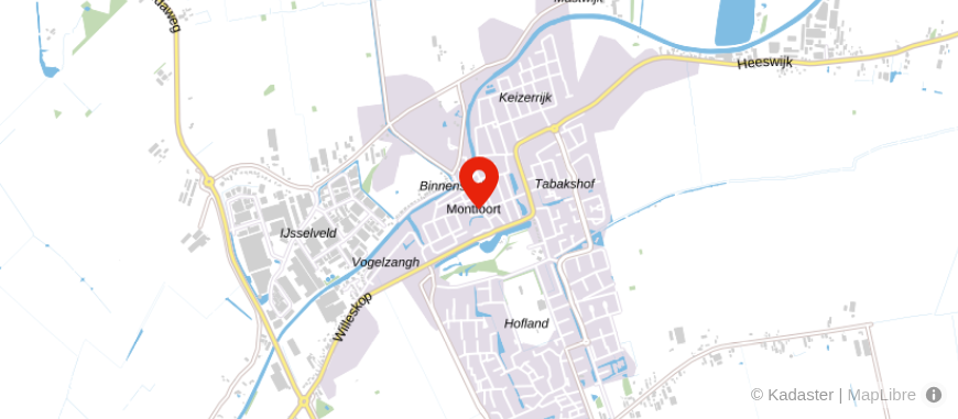 Locatie van Adviesburo Driessen & Huntink