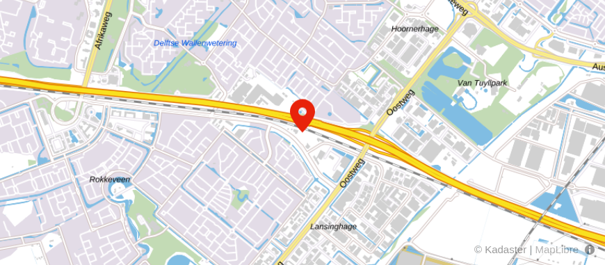 Locatie van Worrell & Jetten Accountants en Adviseurs