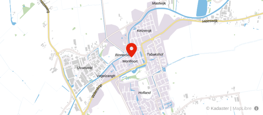 Locatie van Verschoor Makelaardij en Assurantiën