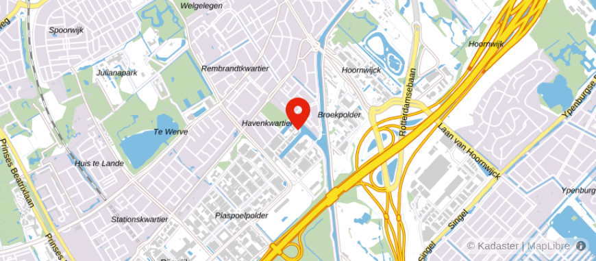Locatie van Lancyr Adviesgroep Rijswijk