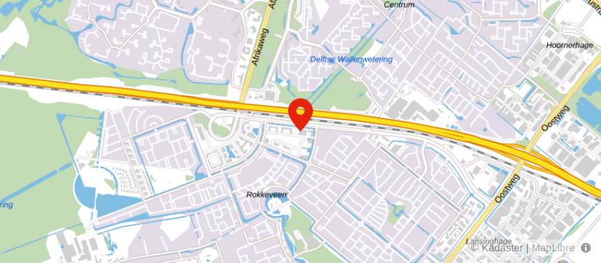 Locatie van Bureau Van der Leeden