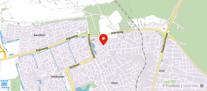 Locatie van Van der Horn Financiële Diensten B.V.