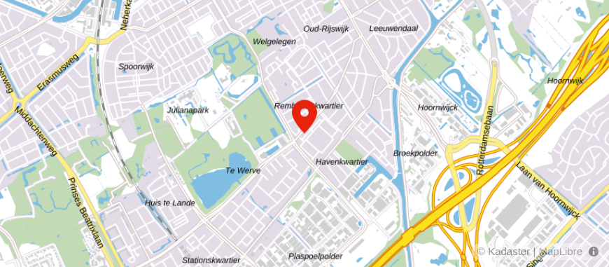 Locatie van De Huizenbemiddelaar Haaglanden