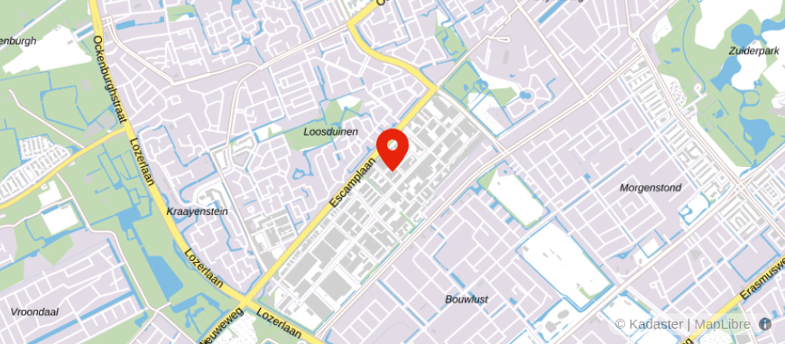 Locatie van Q Financieel Den Haag