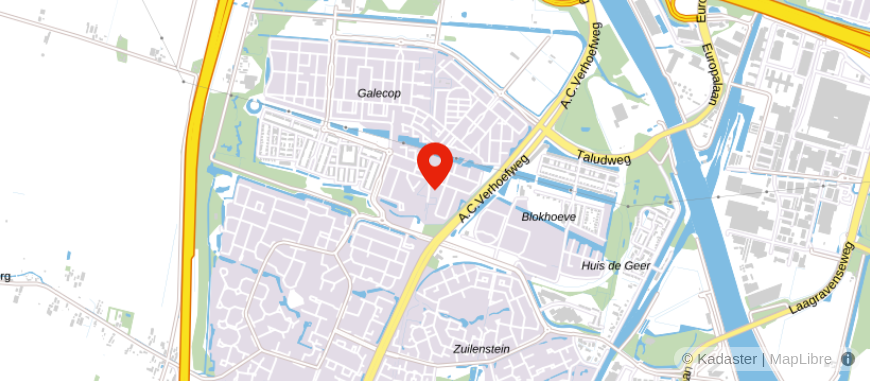 Locatie van Meelen Assurantiën