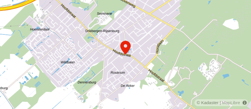 Locatie van Vierhout van Wonderen Makelaars Taxateurs