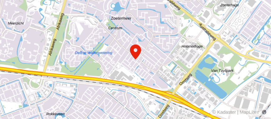 Locatie van De Hypotheekshop Zoetermeer Dorp