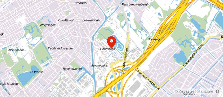 Locatie van PNO Den Haag