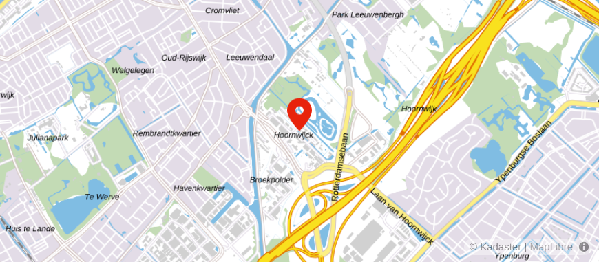Locatie van Hoornwijck Groep