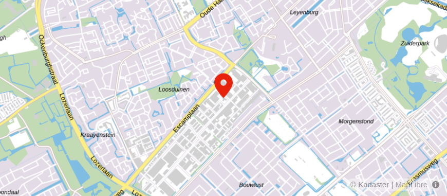Locatie van De Huizenbemiddelaar Den Haag- Zuid