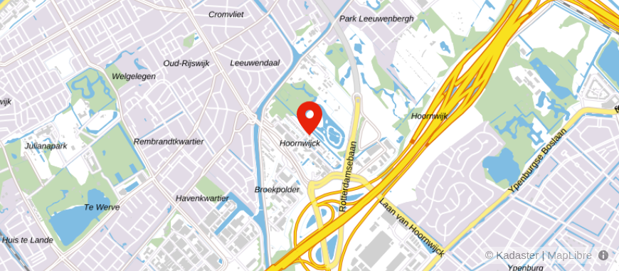 Locatie van Vivaldi Notarissen