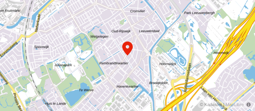 Locatie van Braam Assurantie & Advies Rijswijk