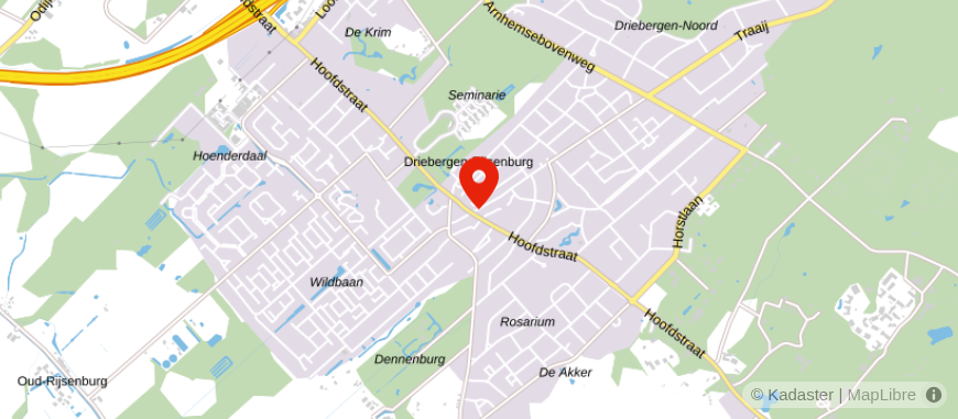 Locatie van Guntenaar Wonen Bemiddeling en advies