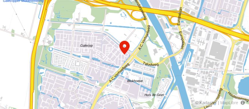 Locatie van Stekelenburg Financieel Advies