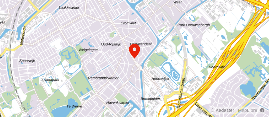 Locatie van Hoogenraad NVM Makelaars