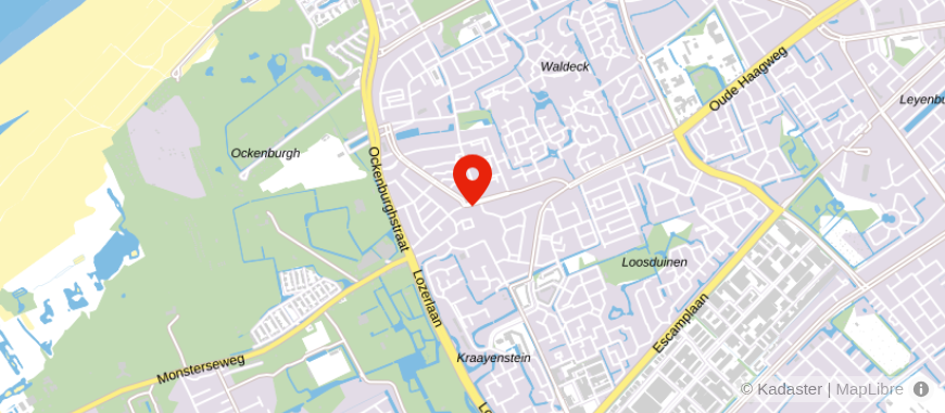 Locatie van Makelaars Korporaal & Bertels