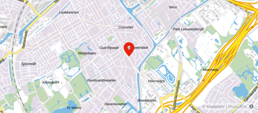 Locatie van Caminada Notarissen