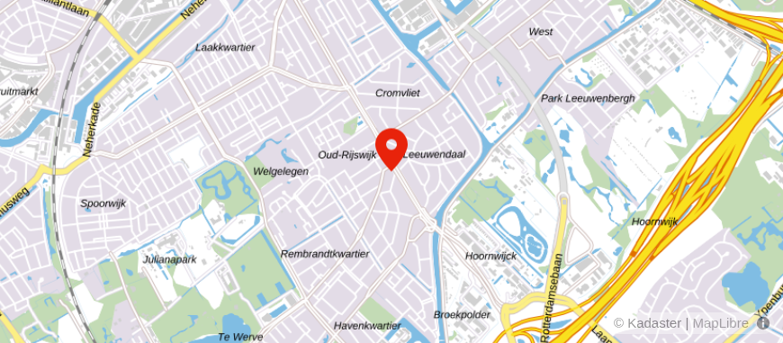 Locatie van FDC Haaglanden
