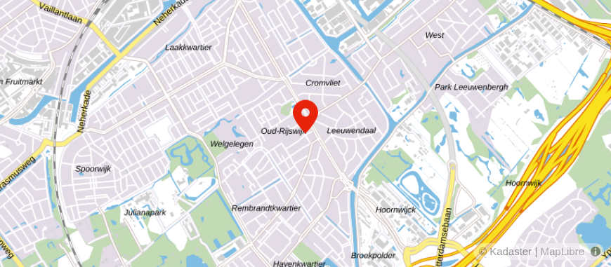 Locatie van Van Oosterom & Verhagen B.V.