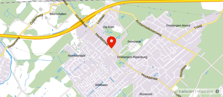 Locatie van Fiën Adviesgroep Rijsenburg B.V.