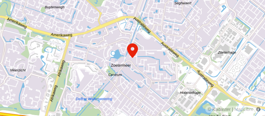 Locatie van HET Hypotheekadvies Zoetermeer