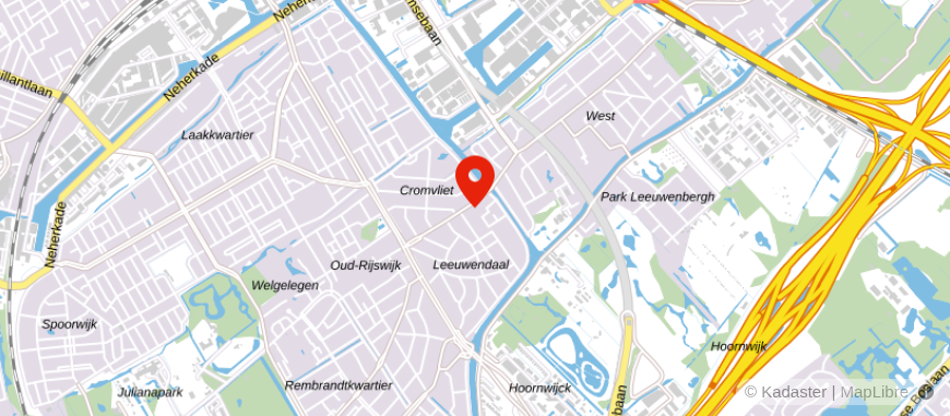 Locatie van De Waart Financiële Diensten