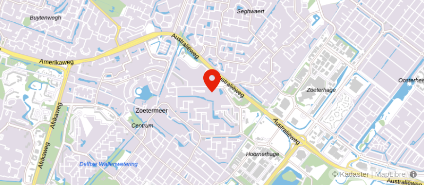 Locatie van De Scheidingsplanner Zoetermeer