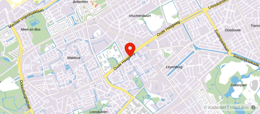 Locatie van VDB Hypotheken