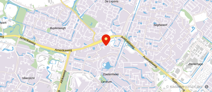 Locatie van Van 't Hof Hypotheken