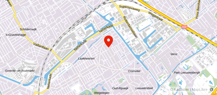 Locatie van MANDS Den Haag