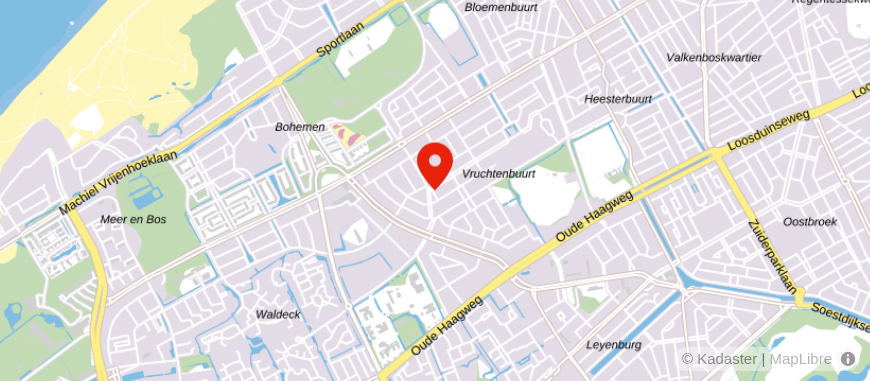 Locatie van De Hypotheekshop Den Haag Vruchtenbuurt