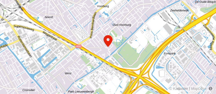 Locatie van De Hypotheekshop Voorburg Herenstraat