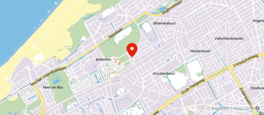 Locatie van Van den Hoogen Assurantiën