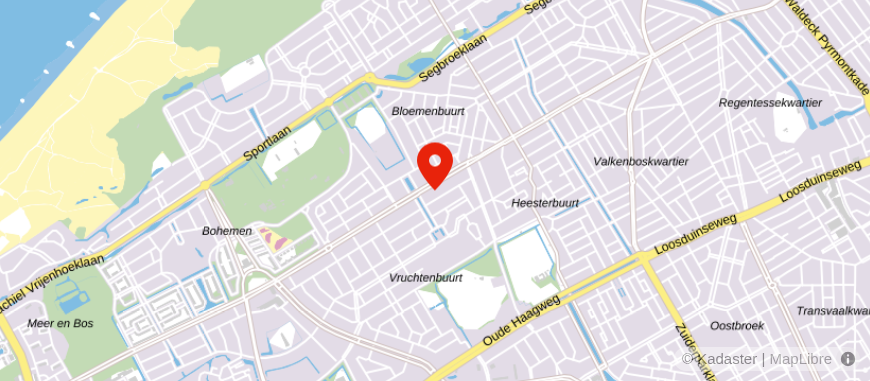 Locatie van Van Loon - Den Haag