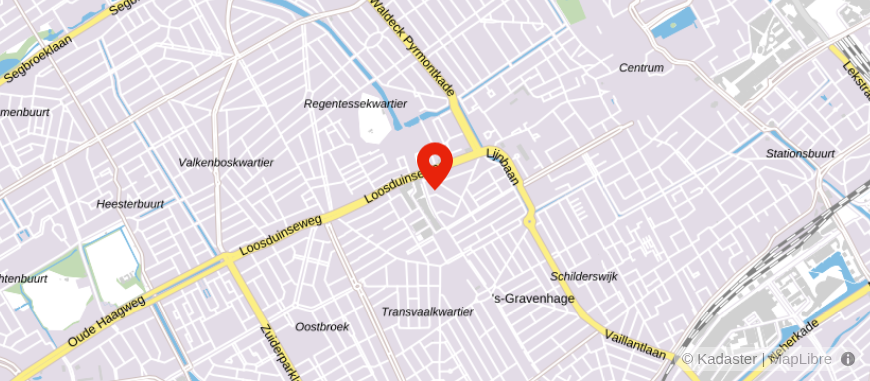 Locatie van Aon Den Haag