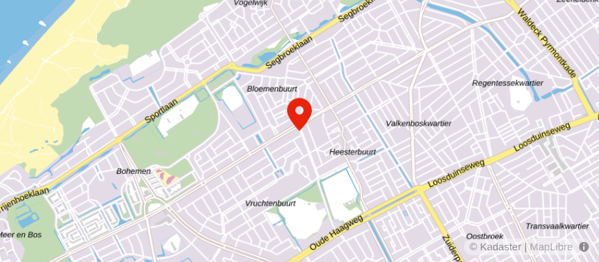 Locatie van Ton Bos Makelaardij