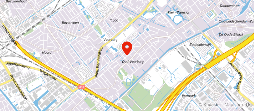 Locatie van Finovion Voorburg