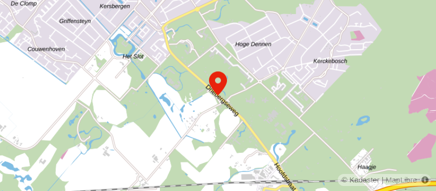 Locatie van Van Lanschot Zeist - Utrecht