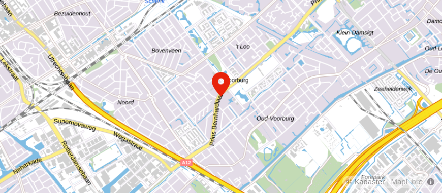 Locatie van De Hypotheekshop Voorburg