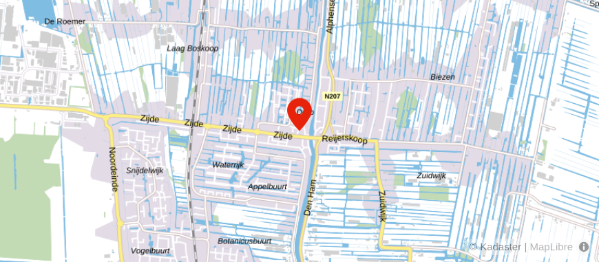 Locatie van De Hypotheekshop Boskoop