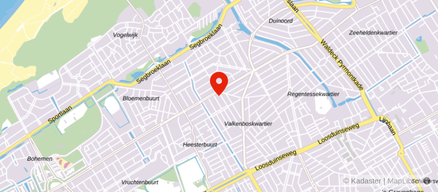 Locatie van Doerstaete onroerende