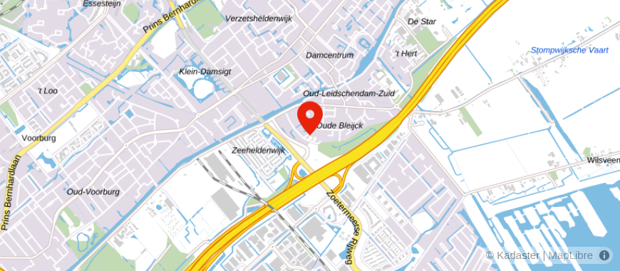 Locatie van Van Wijk en Zwart Notarissen Leidschendam Voorburg