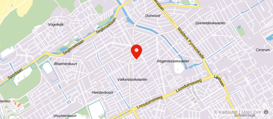 Locatie van De Regentes, NVM Makelaardij in onroerende zaken