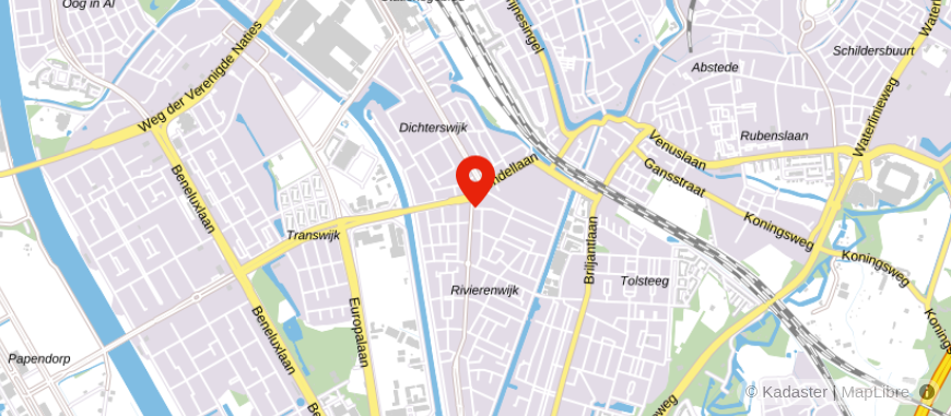 Locatie van Willems & Steinvoort Makelaars