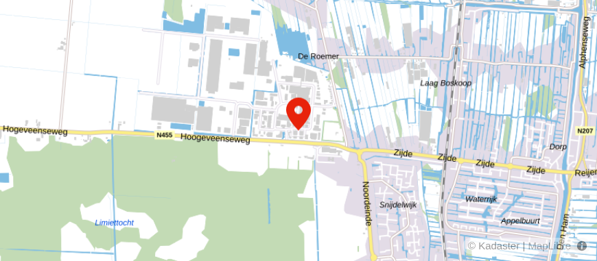 Locatie van Van der Sijs WoonActief