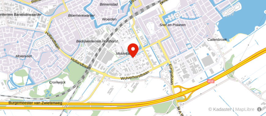 Locatie van Eigen Huis Hypotheekadvies Woerden