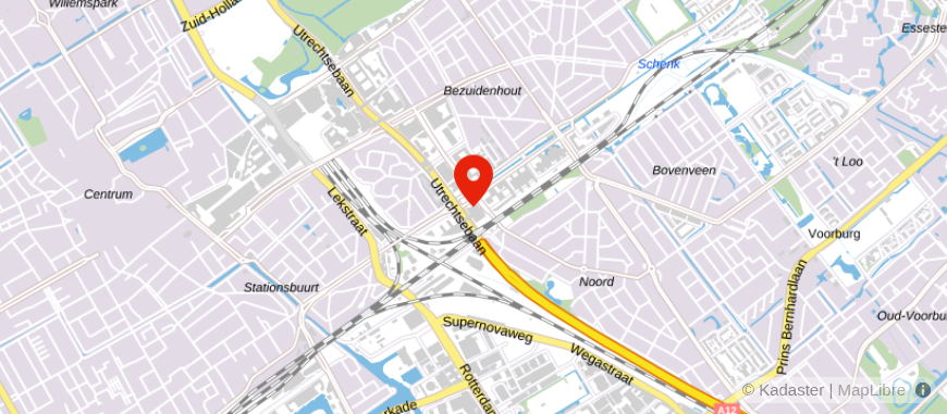 Locatie van Nationale Nederlanden Den Haag