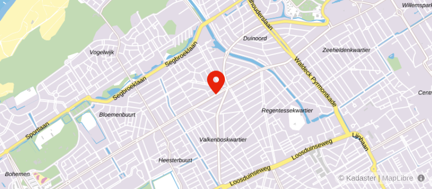 Locatie van Hypotheek Visie Den Haag Zevensprong