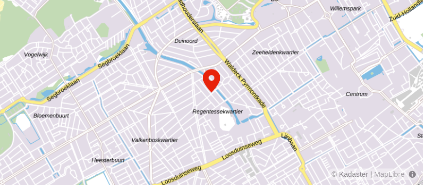 Locatie van Van Oosten Vastgoed