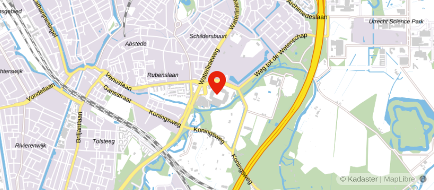 Locatie van Ans de Wijn Woningen